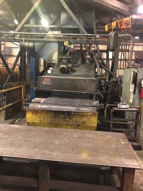 Wheelabrator #MaxMesh 48 pass thru shot blast system w/dust collection system, 48" W belt, 2007 - Image 4