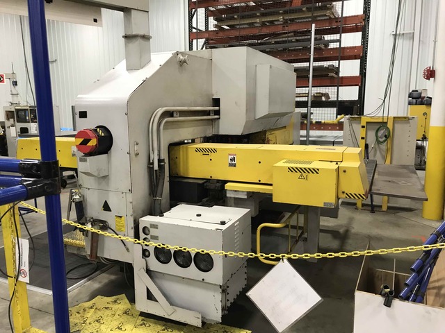 33 Ton, Amada #Pega-357, CNC turret punch, GE Fanuc 04PC, 44 station, automatic repositioning, hydraulic - Image 2