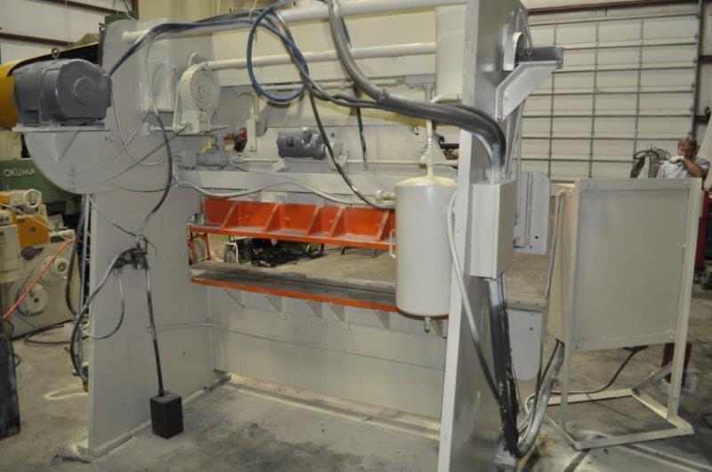 60 Ton, Chicago #68-L, mechanical press brake, 8' overall, 72" between housing, 3" stroke, 1955, #9796 - Image 4