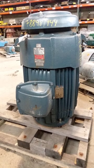 125 HP 3600 RPM U.S. Motors, Frame 444LP, TEFC BB, 460 Volts - Image 1