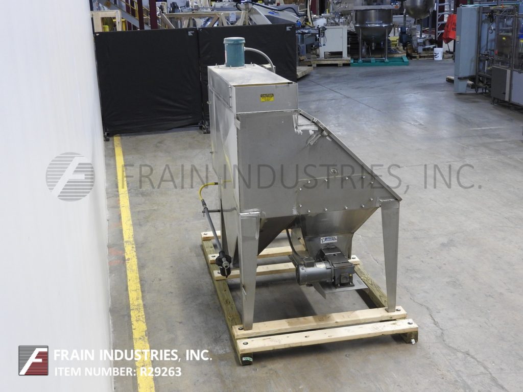 Young #MI-1009, Stainless Steel, self contained bag dump/unloading & dust collection system, 45" x 36" access - Image 3