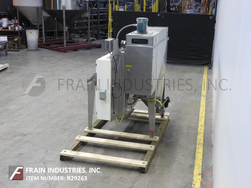 Young #MI-1009, Stainless Steel, self contained bag dump/unloading & dust collection system, 45" x 36" access - Image 4