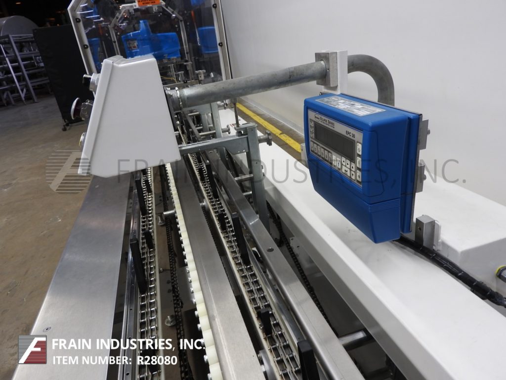 Adco #15D105EC, semi-automatic, horizontal, hot melt glue cartoner, 25-100 cartons per minute, Nordson hot - Image 2