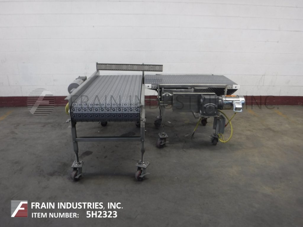 24" wide x 4.1' long, Intralox #ARB. activated roller belt conveyors, 28"-34" infeed/discharge, 1 HP drive - Image 4