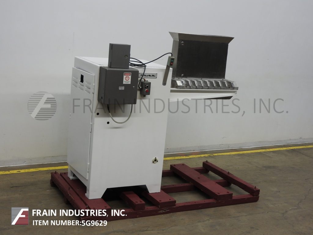 Hosokawa / Bepex / Hutt #DP200-800, automatic, rotary bar roller press / extruder, with 30" L x 5" W x 19" D - Image 1