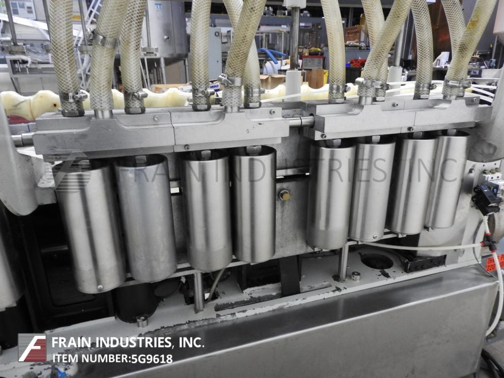 Cozzoli #LF1640, continuous motion, 16 head in-line piston filler, rated from 16-300 containers per minute - Image 2
