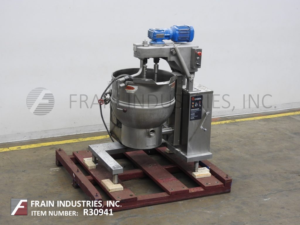 40 gallon Groen #DHT/1-40, Stainless Steel kettle, gas heated, 1/2 steam jacketed, 50 psi - Image 5