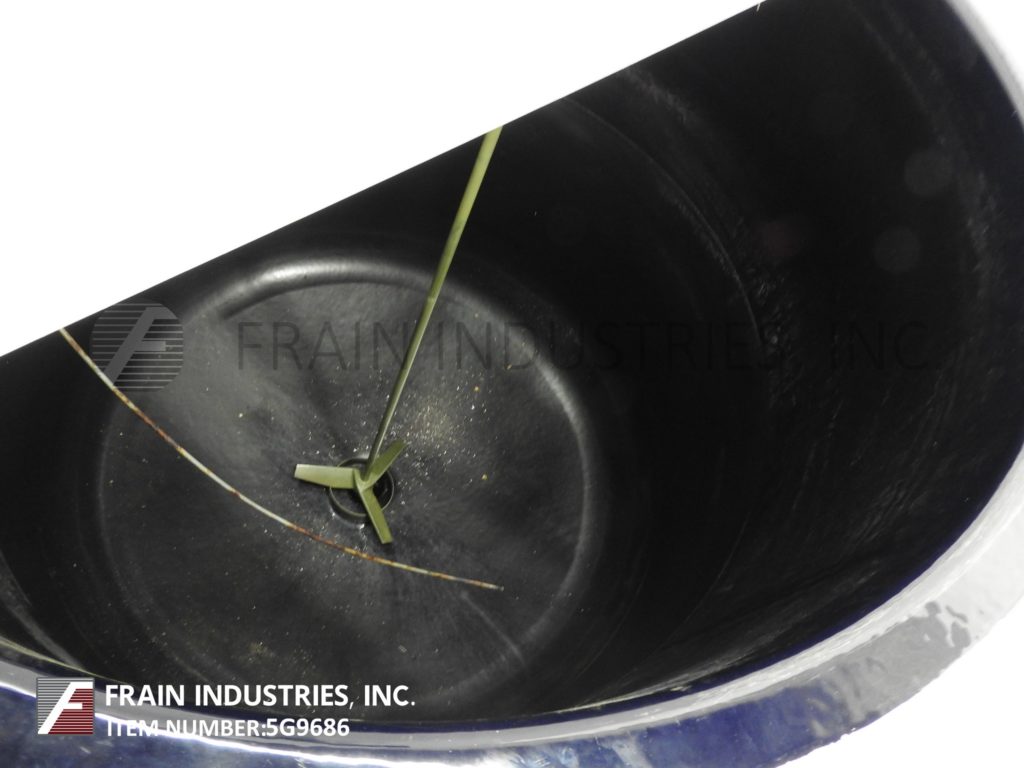 500 gallon Tycon USA, glass lined, low pressure jacketed, mixing tank, 53" diameter x 56" deep - Image 2