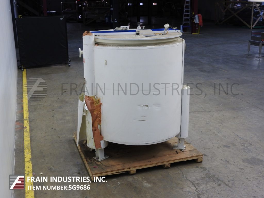 500 gallon Tycon USA, glass lined, low pressure jacketed, mixing tank, 53" diameter x 56" deep - Image 4