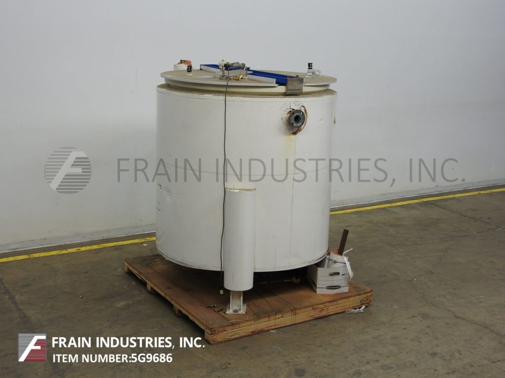 500 gallon Tycon USA, glass lined, low pressure jacketed, mixing tank, 53" diameter x 56" deep - Image 5