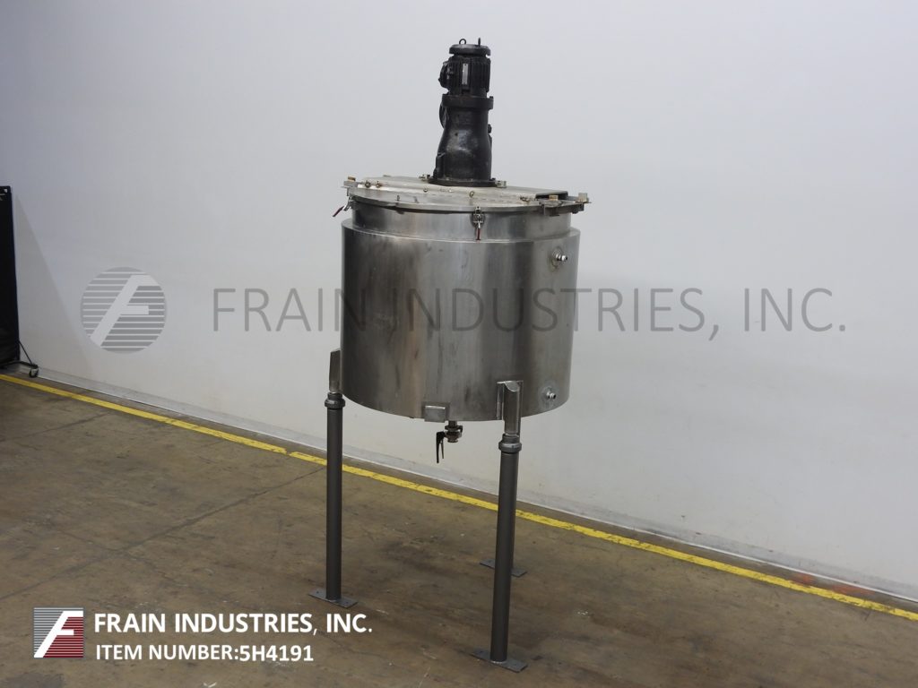 180 gallon Stricklin, 304 Stainless Steel, jacketed & insulated