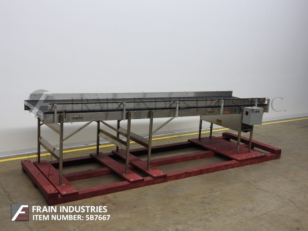 40" W x 177-1/2" L Shuttleworth, Stainless Steel accumulation table has 21mm standard pitch rollers - Image 5