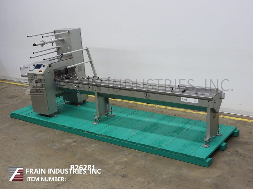 Bosch #PACK-101, 2-up, horizontal, wrapper rated from 50-150 packages per minute, 56" long lugged infeed - Image 5