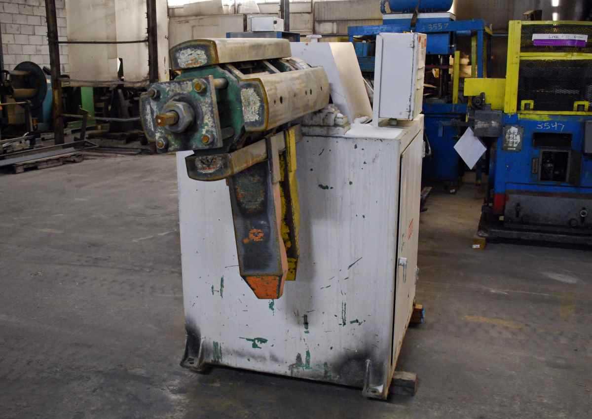 7500 lb. Rowe #7520-DSJ, motorized single coil reel, 20" width, 60" outside dimensions, 16"-20" ID, #3679 - Image 3