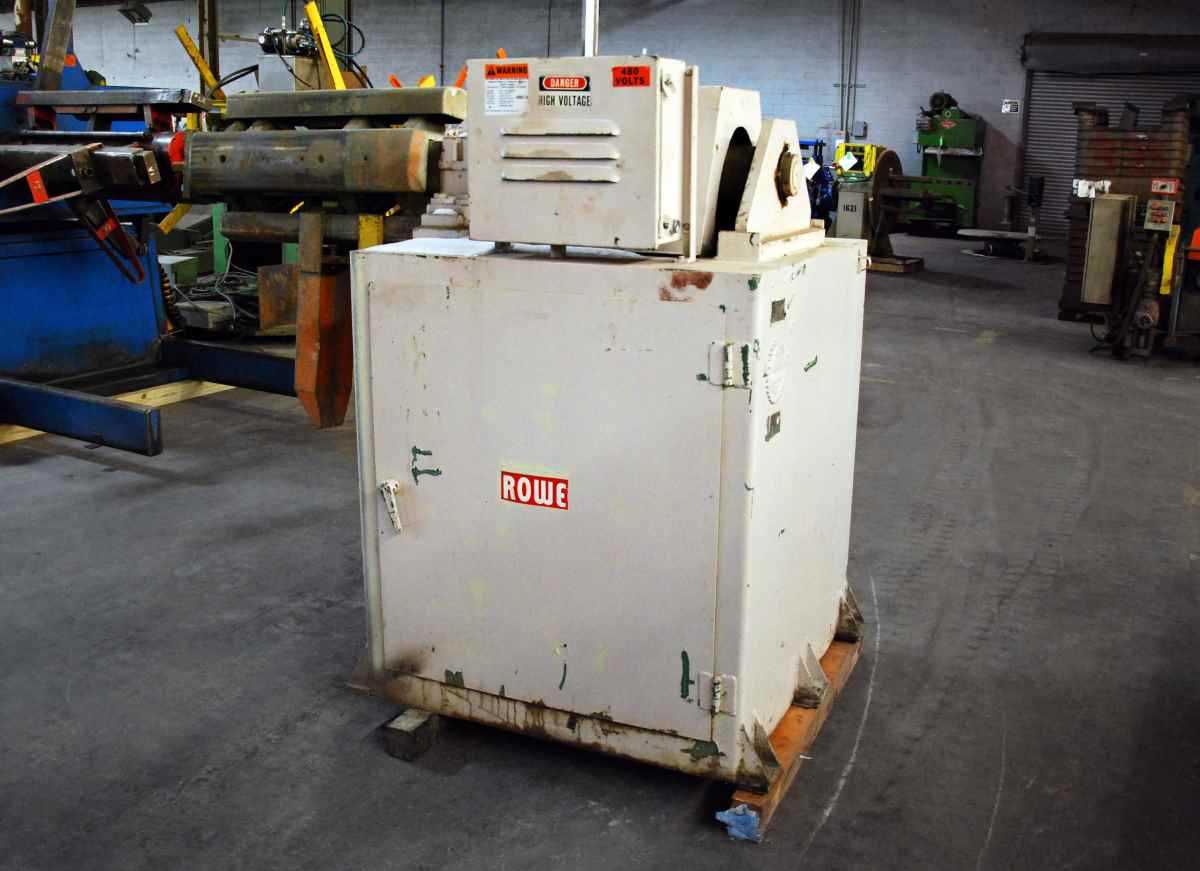 7500 lb. Rowe #7520-DSJ, motorized single coil reel, 20" width, 60" outside dimensions, 16"-20" ID, #3679 - Image 5