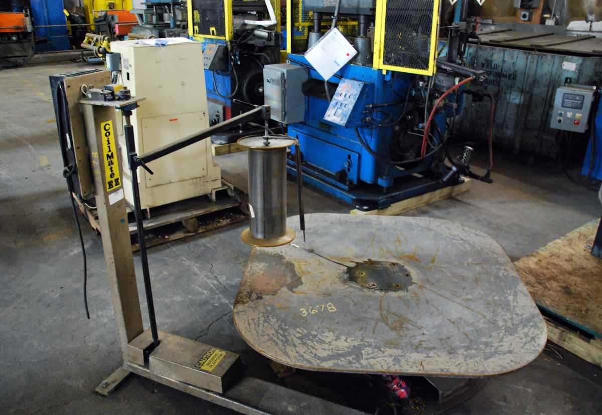 5000 lb. CoilMate #EZ5048, pallet type uncoiler, 48" outside dimension, 15"-20" ID, #3678 - Image 5