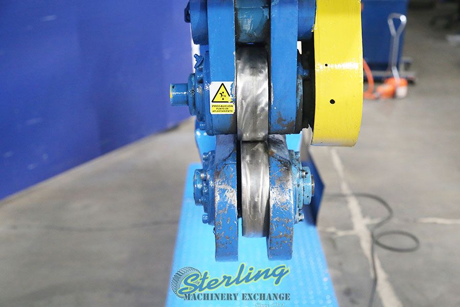 Peck, weld planisher, 60" capacity, 44.5" floor to roller, 38.5" top of base to roller, #A5463 - Image 7