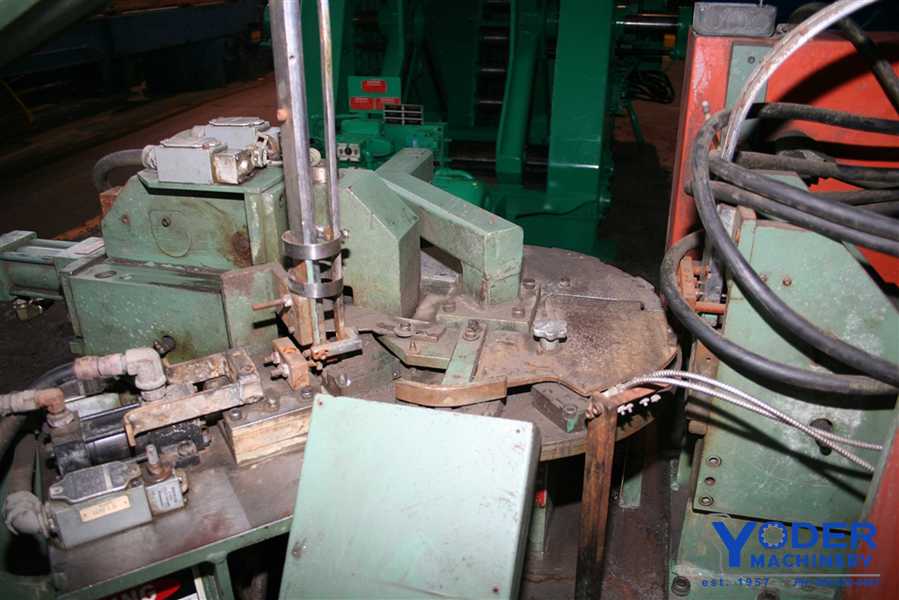 Burr Oak #SRM-FI-9, sizing & ring machine, 8-station power index, 1986, #54017 - Image 7