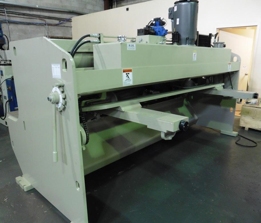 .25" x 10' Accurshear #625010, hydraulic shear, 16 hold downs, 10' squaring arm, new, #3202 - Image 6