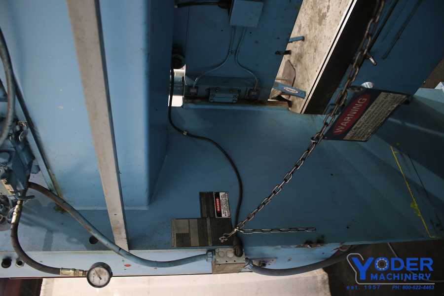 55 Ton, Niagara #HB-55-4-6, hydraulic, 6' overall, 54" between housing, 5 HP, Automec 1000 CNC Back Gauge - Image 8