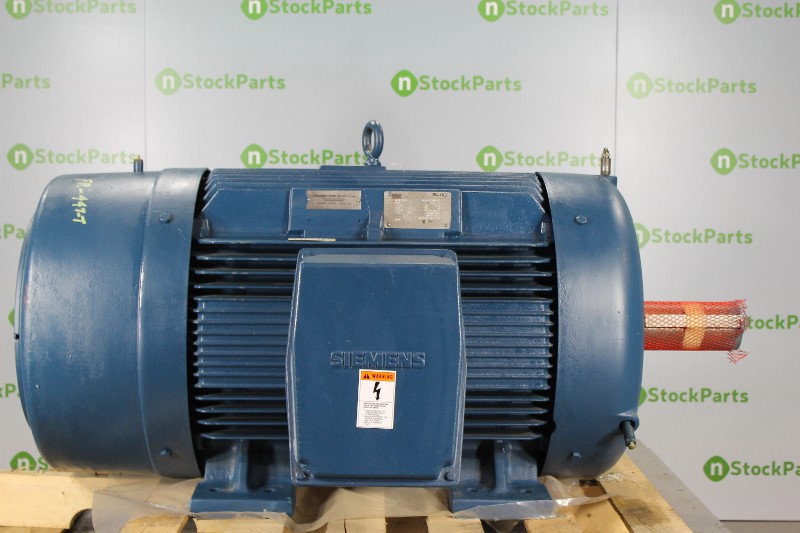 200 HP 1800 RPM Siemens, Frame 505US, TEFC, 1.15 service factor, cast iron, used, 460 Volts - Image 1