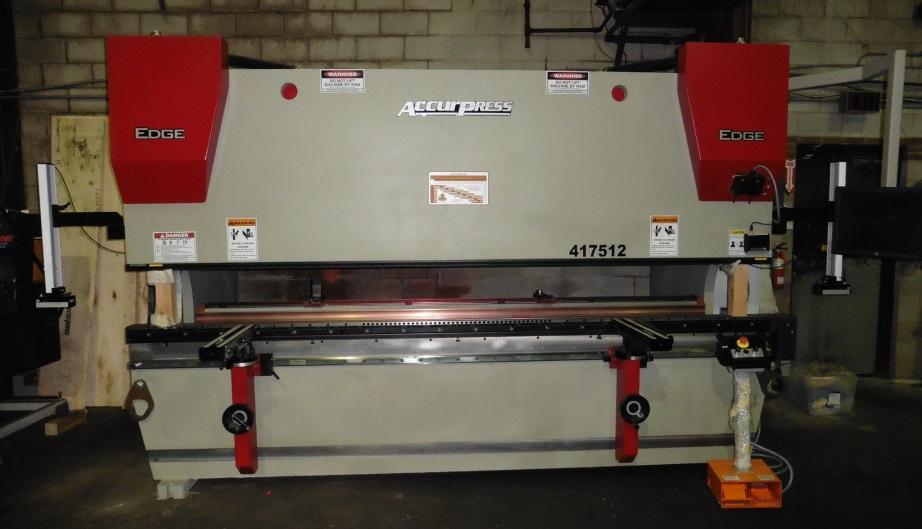 175 Ton, Accurpress Edge #417512, CNC hydraulic press brake, 12' overall, 126" between housing, new, #3250 - Image 3
