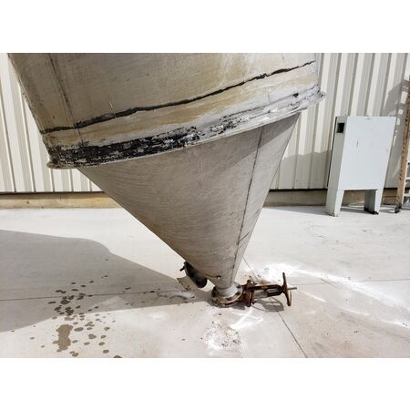 Brismet #T-6061-T6-ALUM, aluminum powder silo, 350 cu.ft., bristol metal, 1973, #16675 - Image 3
