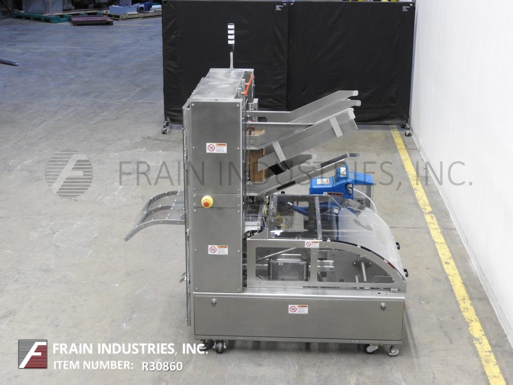Adco #CTFL-440V, compact, automatic, Stainless Steel, single head, hot melt glue, tray former & sealer, 10-50 - Image 4