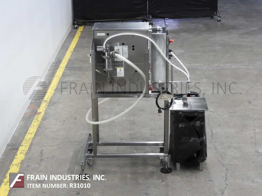 Filamatic #DAB-32-2, semi-automatic 2-head table top piston filler, 1ml to 1100ml fill range, (2) 550cc - Image 4