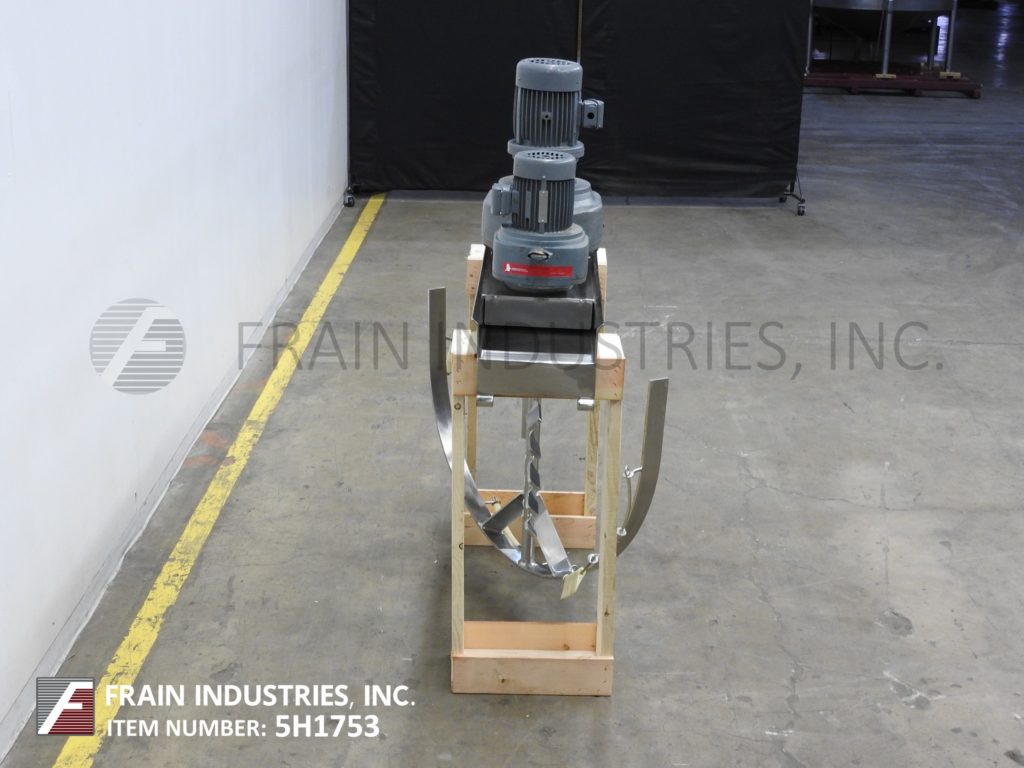 350 gallon Hamilton, double motion, bridge mounted kettle agitation, 3 HP scrape agitator, 2 HP christmas - Image 4