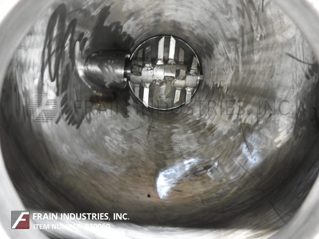 2.5 cu.ft. Patterson Pump #Conaform, Carbon Steel double cone vacuum dryer, bolt down cover, intensifier, 6" - Image 2