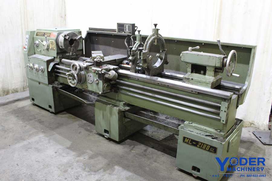 21" x 80" Mighty Turn #ML2180GL, gap bed, 11-13/16" OCS, 3-jaw 12" chk, inch/metric, digital read out, #63444 - Image 4