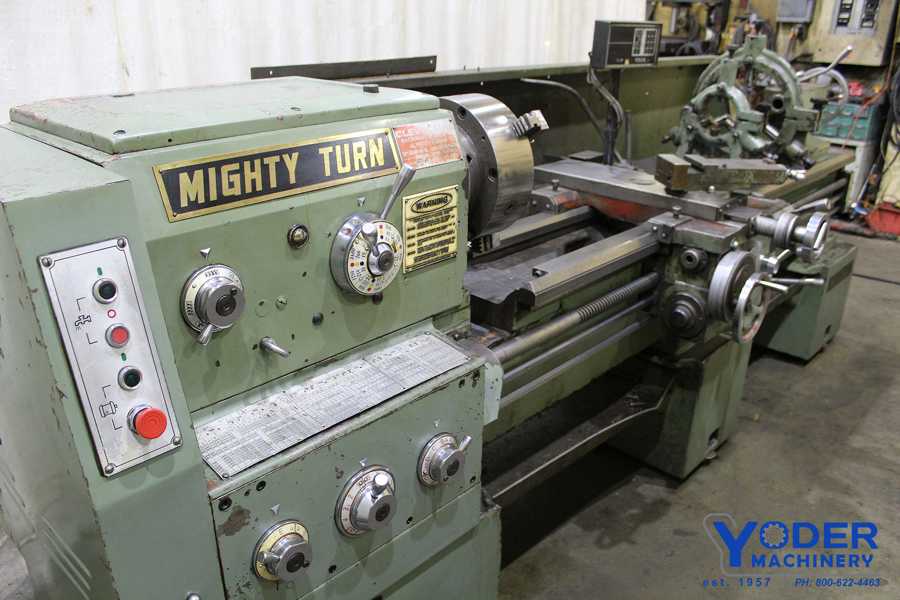 21" x 80" Mighty Turn #ML2180GL, gap bed, 11-13/16" OCS, 3-jaw 12" chk, inch/metric, digital read out, #63444 - Image 5