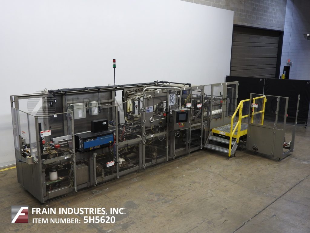 Douglas #DLT, automatic, continuous motion, horizontal, tray former, loader & hot melt glue sealer, 5-75 - Image 5