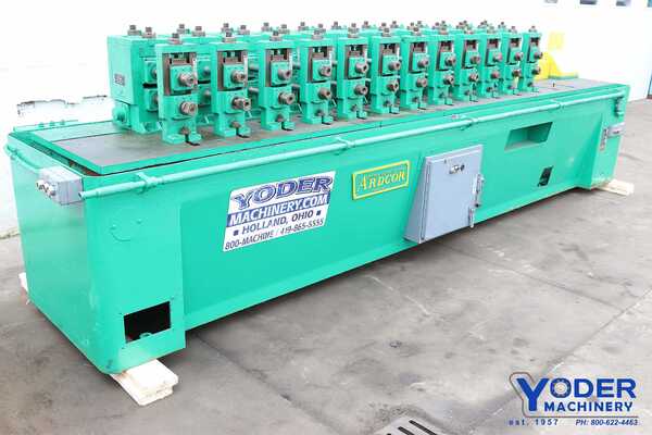 12 Stand, Ardcor #SF, rollformer, 1-1/2" shaft, 5-1/2" roll space, right hand, 15 HP, #59817 - Image 1