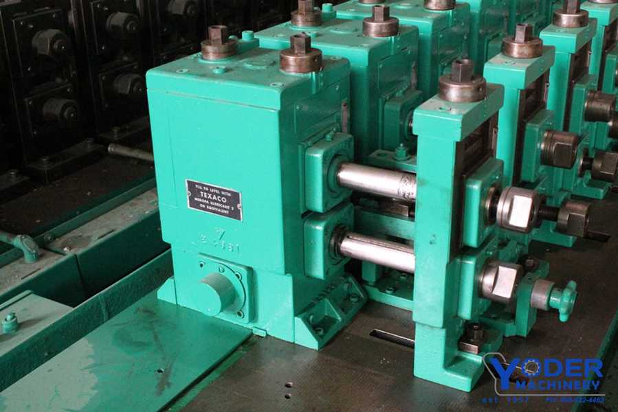 12 Stand, Ardcor #SF, rollformer, 1-1/2" shaft, 5-1/2" roll space, right hand, 15 HP, #59817 - Image 3