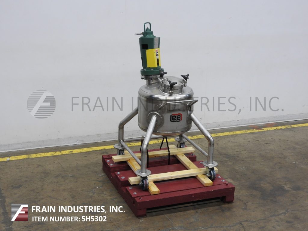26.4 gallon Lee, 100 liter capacity, 316S/S, internal pressure reaction tank, 15 psi, 23" dia. x 18" deep - Image 5