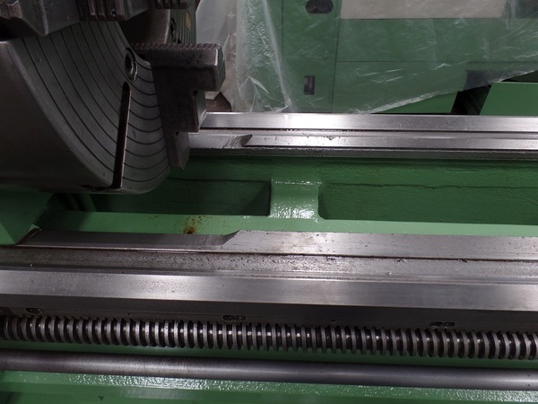 20" x 120" Lehmann #20-8, 7" spdl bore, taper, air kick outs, 555 RPM, front & rear chucks, 25 HP, steady - Image 3