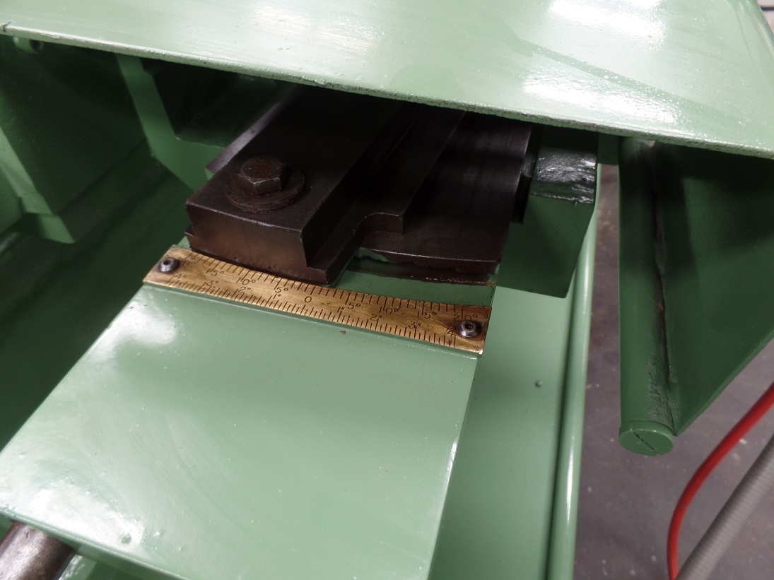 20" x 120" Lehmann #20-8, 7" spdl bore, taper, air kick outs, 555 RPM, front & rear chucks, 25 HP, steady - Image 7