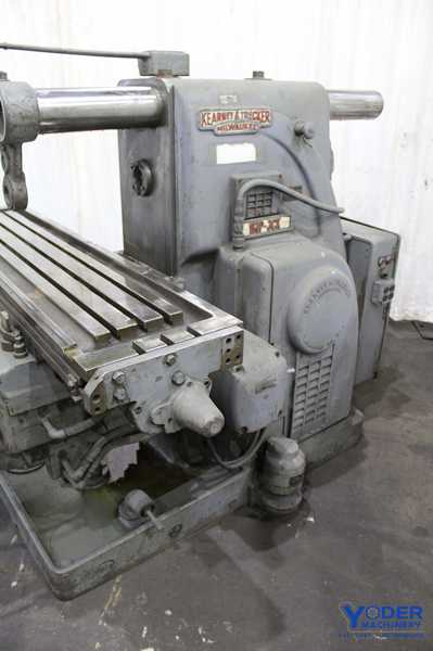 Kearney & Trecker #3CK, horizontal mill, 63-1/2" x16-1/2" table, #50NS, dual controls, #62371 - Image 7