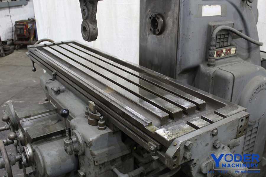 Kearney & Trecker #3CK, horizontal mill, 63-1/2" x16-1/2" table, #50NS, dual controls, #62371 - Image 9