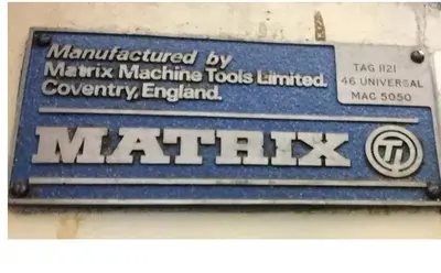 Matrix #46, universal external thread grinder, w/filtration unit, change gears tool - Image 6