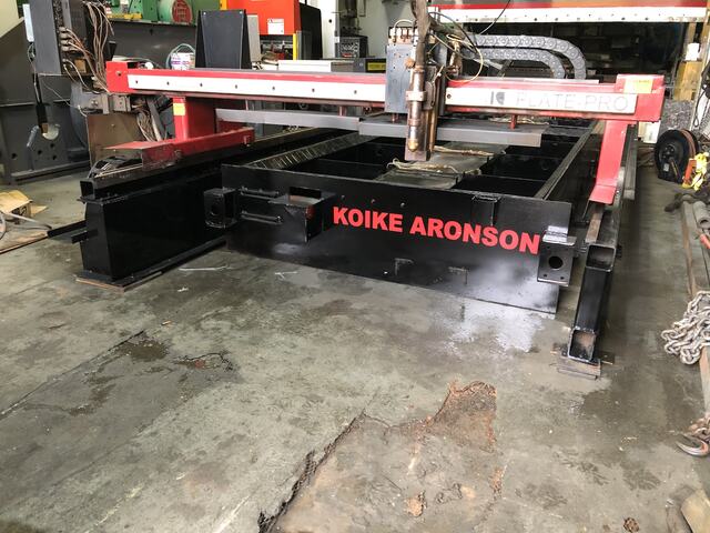 Koike #Plate-Pro-2000, 6' x 20' table, torch interface, Hypertherm HPR260, retrofit 2014 - Image 1