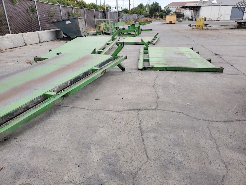 12 Person elevated sorting stations, 48", approx. 8 years old, used - Image 8