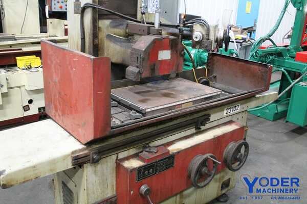 16" x 28" Kent #KGS-407AHD, hydraulic grinder, 16" x28" mag chuck, Newall 2-Axis digital read out, #65249 - Image 9