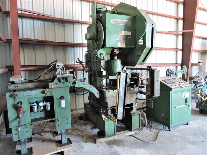 60 Ton, Precision Industries #60NGPHS-OBS, 2" stroke, 14" Shut Height, 11.5" thrt, 21" x32" bed, 100-450 SPM - Image 1