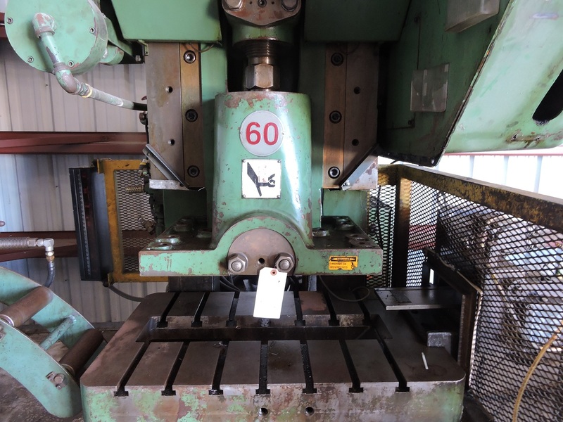 60 Ton, Precision Industries #60NGPHS-OBS, 2" stroke, 14" Shut Height, 11.5" thrt, 21" x32" bed, 100-450 SPM - Image 3