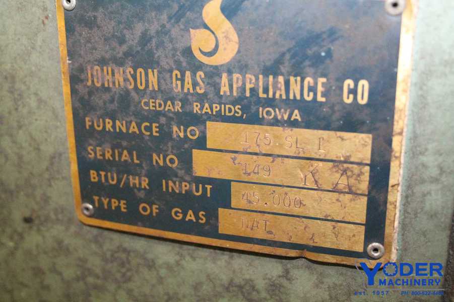 9" x 7" x 26" Johnson #175SLL, oven, 45000 BTU, Partlow analog control, #64249 - Image 6
