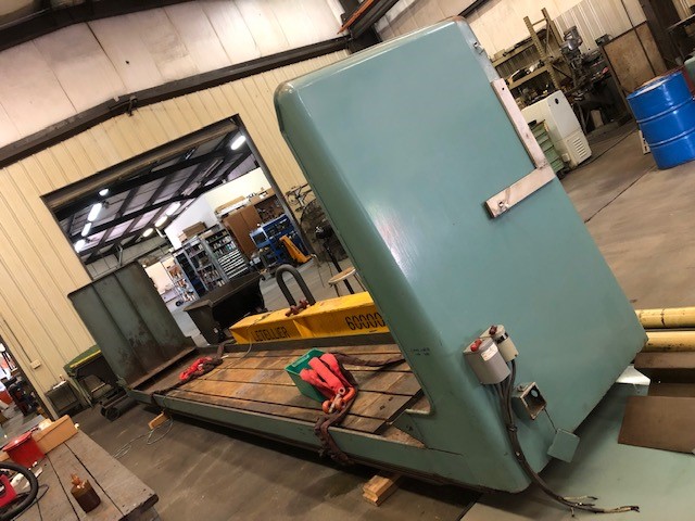30" x 168" Thompson #CXV, horizontal w/swivel vertical spindle, 30" x 14" mag chuck, 30 HP, s/n 14CXV-596088 - Image 5