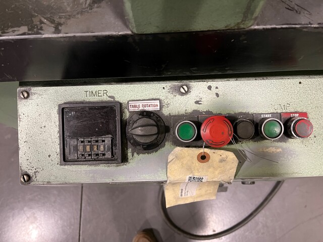 24" Technalap #600VSD (England), 3 ring, 3 pneumatic hold downs, slurry pump, extra rings, s/n 2050 - Image 5